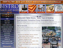 Tablet Screenshot of bistrotablesandbases.com